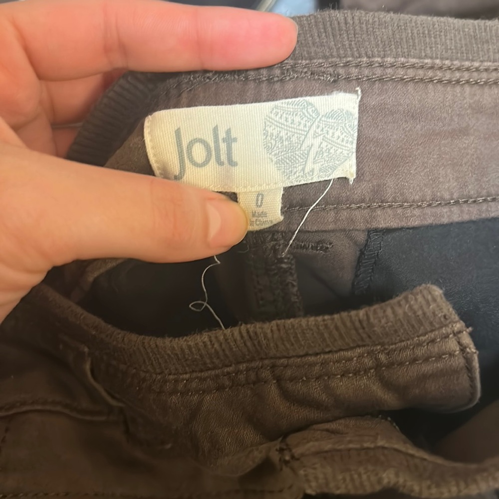 Brand jolt cargo brown cargo pants